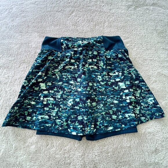Smartwool Skort Green Merino Wool Blend Womens XS Activewear Performance - Picture 5 of 12